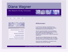 Tablet Screenshot of dianawagner.ch